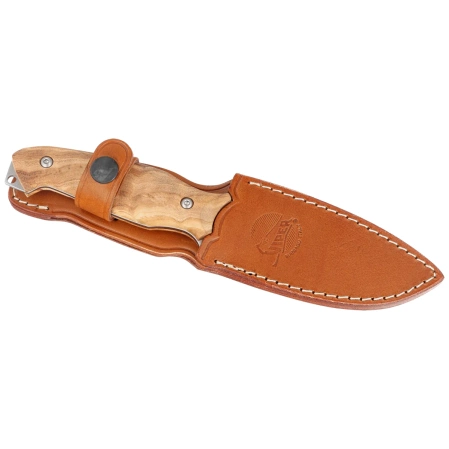 Viper Pointer Olive Wood, Satin N690Co by Tommaso Rumici Knife (V4870UL)