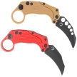 Nóż grawitacyjny Reate EXO-K Gravity Karambit Red Aluminium, Black PVD N690