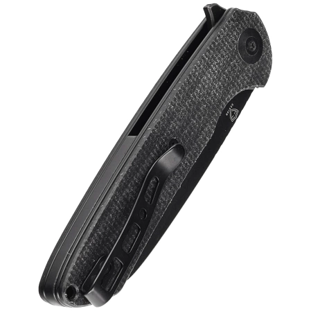 Sencut Kyril Black Micarta, Black Stonewashed 9Cr18MoV by Ferrum Forge Knife Works (S22001-3)