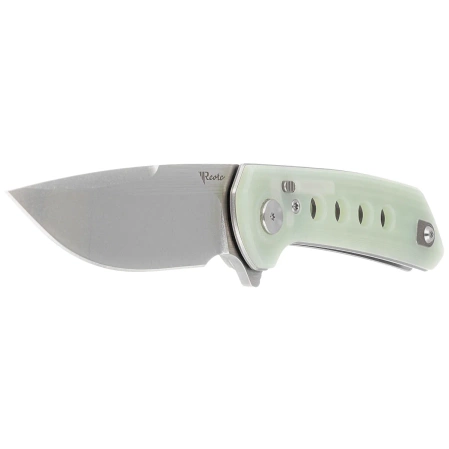 Reate PL-XF-7 Knife Jade G10, Stonewashed Nitro-V