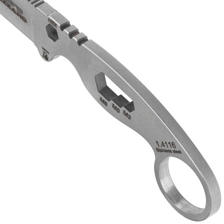 Nóż na szyję Hydra Knives Buzzard White Hawk, Satin 1.4116 (01SBL)