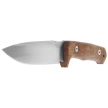 LionSteel Tactical Knife Natural Canvas Micarta, Satin Niolox by Molletta (T5 CVN)
