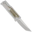 Reate Knife Mini EXO OTF Gravity T/E Bead Blasted Titanium/Green Micarta, Stonewashed CPM 3V