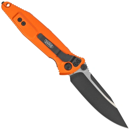 Nóż składany Microtech Socom Elite S/E-M Orange Aluminum, Black M390MK by Tony Marfione (160-1OR)