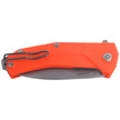 Nóż składany LionSteel KUR G10 Orange, Stonewashed Sleipner by Molletta (KUR OR)