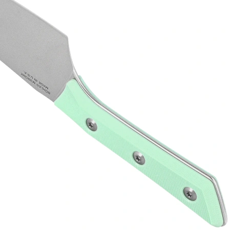 Microtech Santoku 6" Kitchen Knife Caribbean Blue G10, Stonewashed M390MK (3200-10CA)