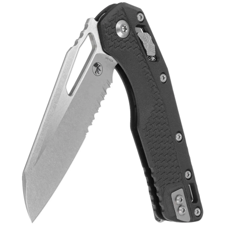 Nóż składany Microtech MSI S/E Ram-Lok Black Tri-Grip Polymer, Stonewashed P/S M390MK by Tony Marfione (210T-11PMBK)