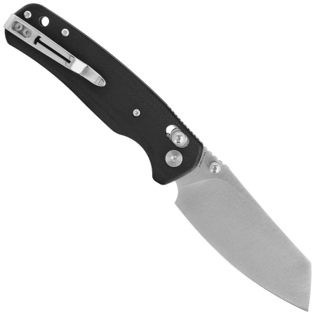 Bestechman Cicada's Wing Knife Black G10, Satin 10Cr15MoV (BMK06K)