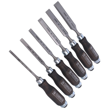 Narex Profi chisel set with side chamfer 6, 10, 12, 16, 20, 26 (853053)