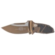 Microtech Socom Elite Auto S/E Knife Cerakote Burnt Bronze Aluminum, Cerakote Burnt Bronze M390 by Tony Marfione (160A-1UB-C19Z4)