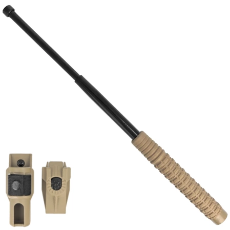 ESP Friction Lock hardened expandable baton 18'' Khaki (ExB-18H-KH-BK BH-54)