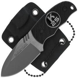 Nóż na szyję K25 RK-32331 Neck Knife Black G10, Titanium/Brushed 7Cr17Mov