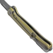 Nóż składany LionSteel Skinny Green Aluminium/Green Canvas Micarta, Old Black MagnaCut by Molletta (SK01A GB)