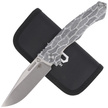 Bestech Keen II Black White G10/Titanium, Stonewashed/Satin CPM S35VN by Koens Craft Knife (BT2301C)