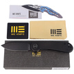 WE Knife Elementum Black Titanium, Black Stonewashed CPM 20CV (WE18062X-3)