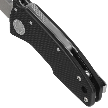 Nóż składany Demko Nano Shark Black G10, Stonewashed CPM 20CV by Andrew Demko (AD-NANO-G10BLK-20CV)