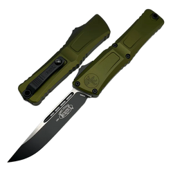 Nóż automatyczny OTF Microtech Combat Troodon Gen III S/E OD Green Aluminium, Black M390MK by Tony Marfione (1143-1OD)