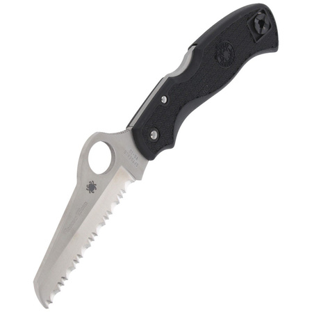 Spyderco Rescue 79mm FRN Black Rescue Knife (C45SBK)