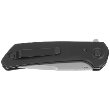 Reate PL-XF-A-2 Knife Black Aluminum, Stonewashed Nitro-V