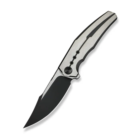 WeKnife Kyklos Black / Gray Titanium, Black Stonewashed / Satin M390 (WE23086-3)