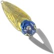 Nóż składany Rike Knife RK Cicada-G Gold Titanium, Bead Blasted M390