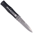 Mikov Predator Knife Black ABS, Stonewashed N690 (241-BH-1/STN/KLIP)