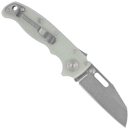 Nóż składany Demko AD20.5 Shark Foot Natural G10, Stonewashed CPM S35VN by Andrew Demko (205-S35-SFN)