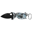 Martinez Albainox Fishing 3 Knife Key-ring Blue Aluminum, Black 3Cr13Mov (25145 BL)