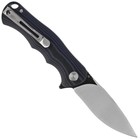 Nóż składany Bestech Bobcat Black / Blue G10, Black Stonewashed / Satin D2 (BG22D-2)