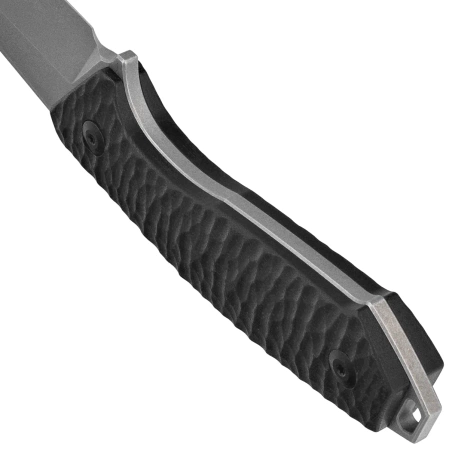 Remette RT-Allosaurus Knife Black G10, Stonewashed D2 (RTAS-B)