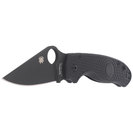 Spyderco Para 3 Knife Black FRN, Black DLC CTS BD1N (C223PBBK)
