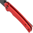 Nóż składany Sencut Serene Red Aluminium, Black Stonewashed D2 (S21022B-2)