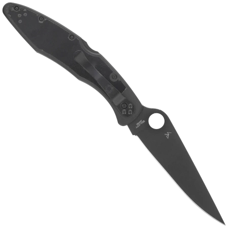 Nóż składany Spyderco Police Black TiCN Stainless Steel, Black TiCN VG-10 by Sal Glesser (C07BKP)