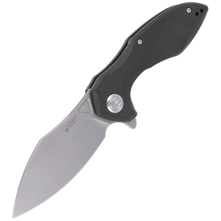 Nóż składany Kubey Noble Black G10, Bead Blasted D2 (KU236A)