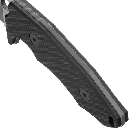 Nóż na szyję K25 Black G10, Titanium/Brushed 7Cr17Mov (32602)