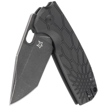 Nóż składany FOX Core Tanto Black FRN, Black Top Shield N690Co by Jesper Voxnæs (FX-612 BB)