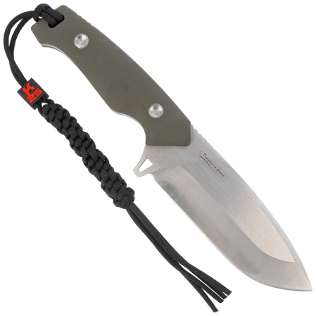 K25 Bravo Knife Green G10, Satin/Brushed 7Cr17Mov (32260)
