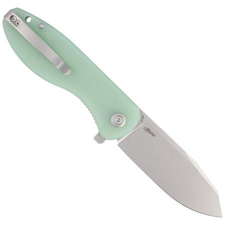 Nóż składany Kubey Knife Master Chief Jade G10, Bead Blast AUS-10 by Keanu Alfaro (KU358C)