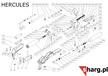 Firing pin valve for windcheater Hatsan Hercules (2377 ST)