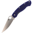 Spyderco Military G-10 Dark Blue CPM S110V Knife (C36GPDBL)