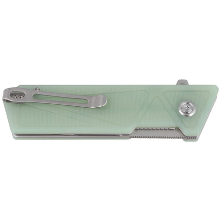 Kubey Avenger Outdoor KU104E Knife Jade G10, Bead Blasted D2