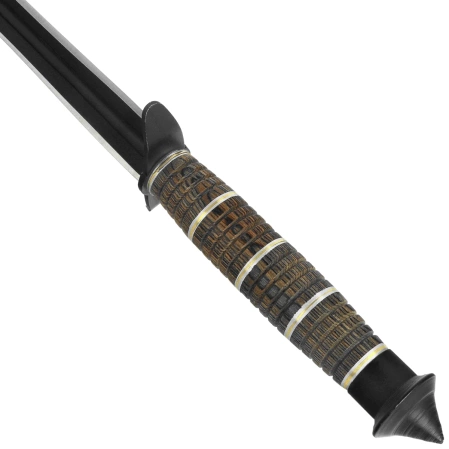 Martinez Albainox Triplex Edge Dagger Aluminium/Wood, Black 3Cr13Mov (32511)