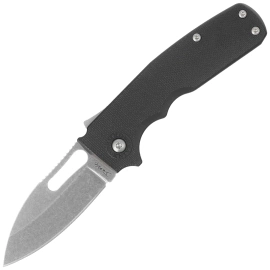 Nóż składany Demko Shark Cub Slicer Shark Black GRN, Stonewashed AUS10A by Andrew Demko (SC-10A-GRNBLK-SS)