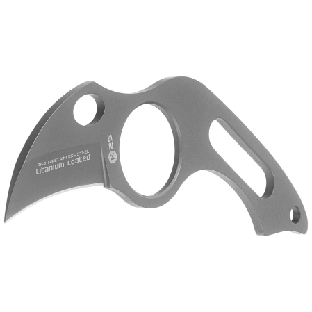 K25 RK-31849 Neck Knife Titanium Naked, Titanium 7Cr17Mov