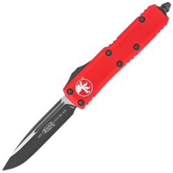 Nóż automatyczny OTF Microtech UTX-85 S/E Red Aluminium, Black M390 by Tony Marfione (231-1RD)