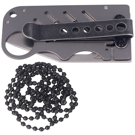 Böker Plus Credit Card Knife Titanium / G10, Satin 440C by John Kubasek (01BO010)