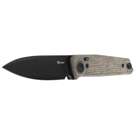 Nóż składany Reate PL-6 Green / Black Micarta, Black PVD Nitro-V (PL-6 GRBKM PVD)