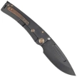 Medford Marauder-H D/P Knife, Black DLC Titanium, Bronze HW/Clip, DLC S45VN by Greg Medford (MK0454PD-30PV-T1C1-BP)