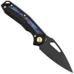 Nóż składany Kubey KB Knives Coeus Black Titanium/Timascus, Black DLC CPM S35VN (KB286B)