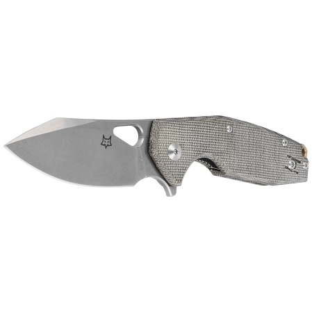 Nóż składany FOX Yaru Green Micarta, Stonewashed M398 by Jesper Voxnæs (FX-527LI MOD)